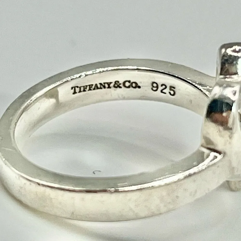 Tiffany & Co. Single Loving Heart Ring Paloma Picasso -529 Silver - Sz 6